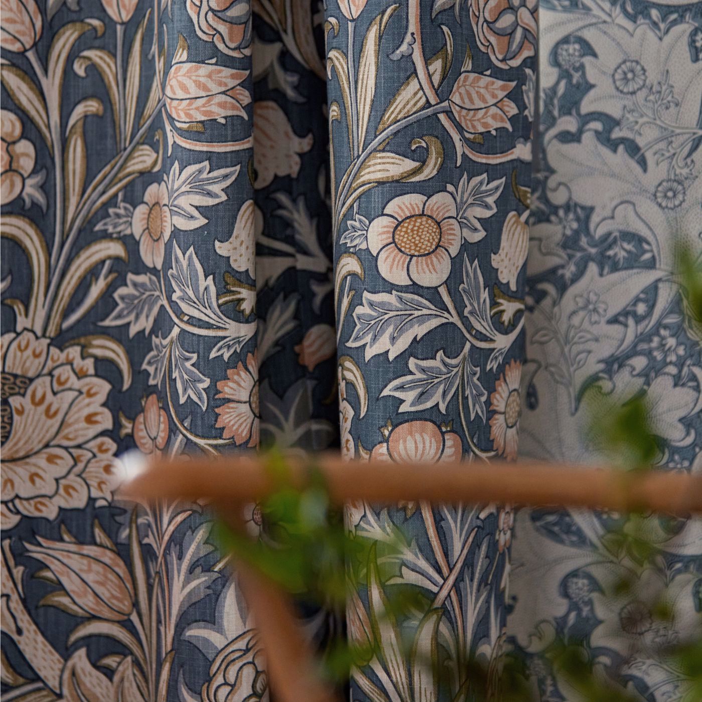 Trent Fabric - Woad Blue - 227026 - Morris & Co