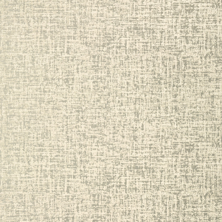 Tresco Wallpaper - Linen on Metallic Silver - AT6120 - Anna French