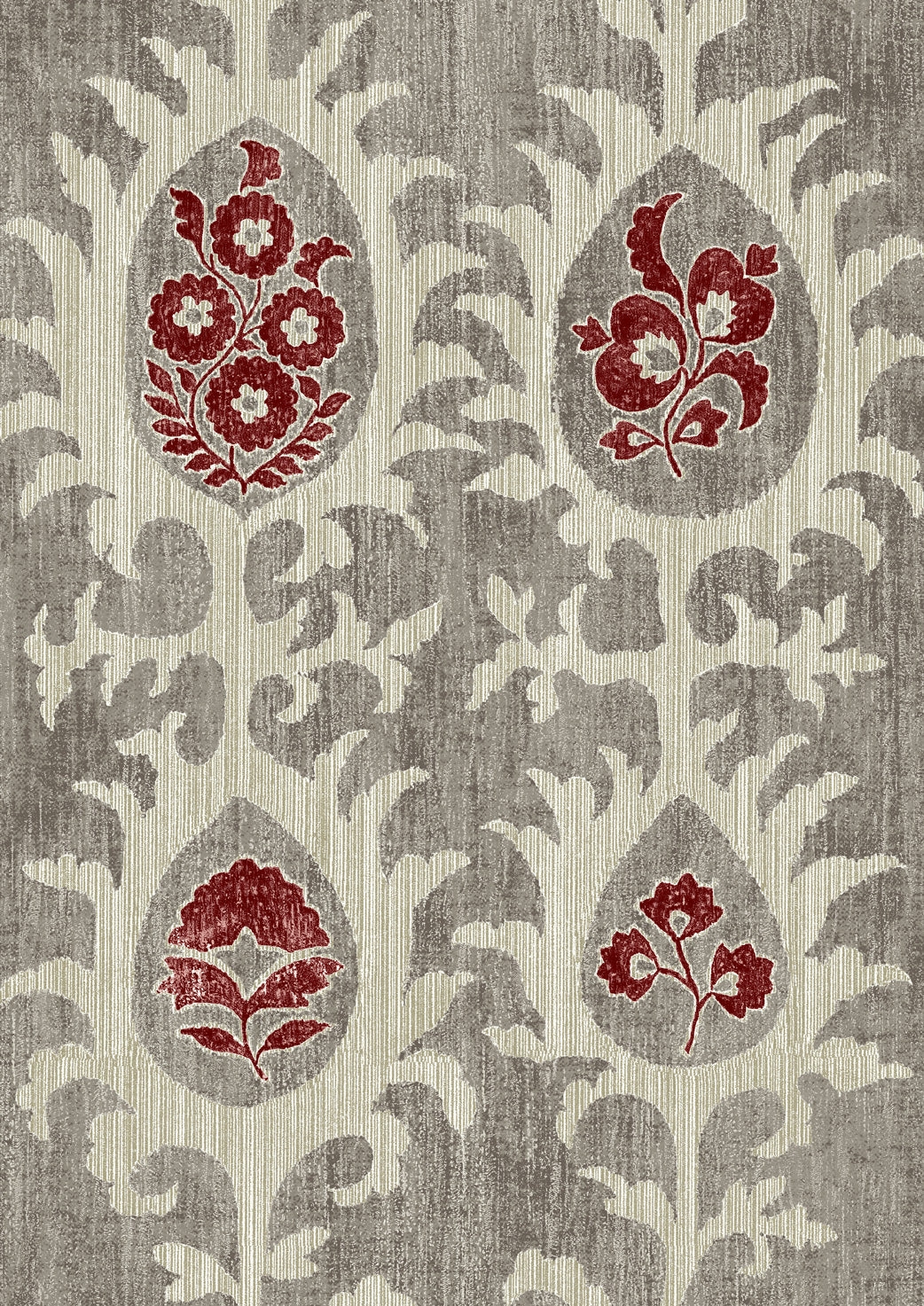 Tribal Wallpaper - Kudu Grey