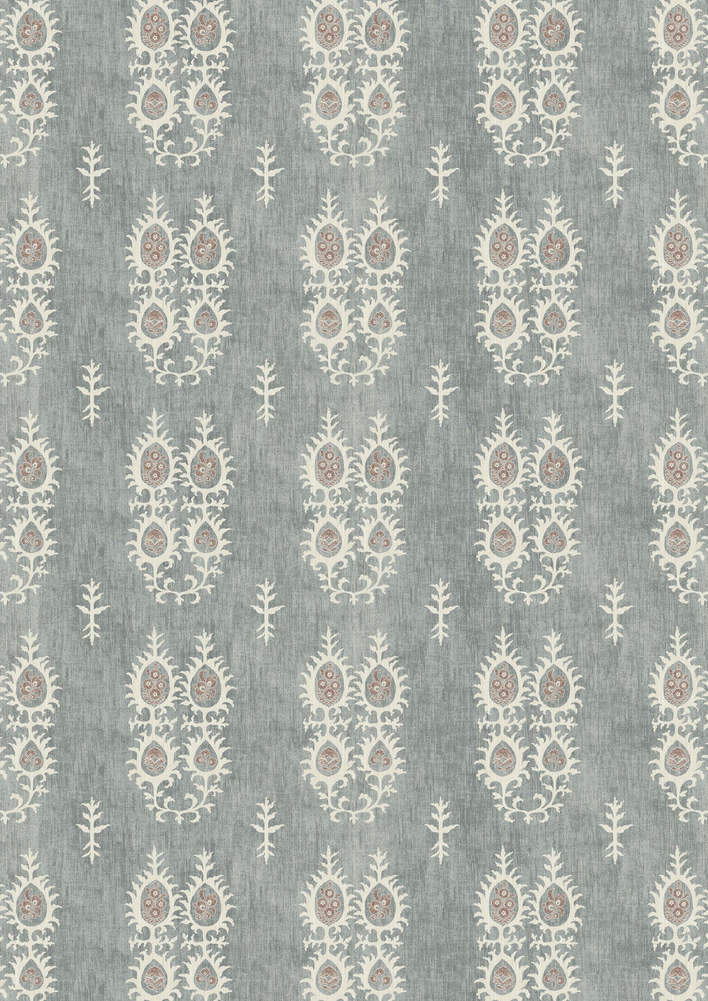 Tribal Wallpaper - Monsoon Blue