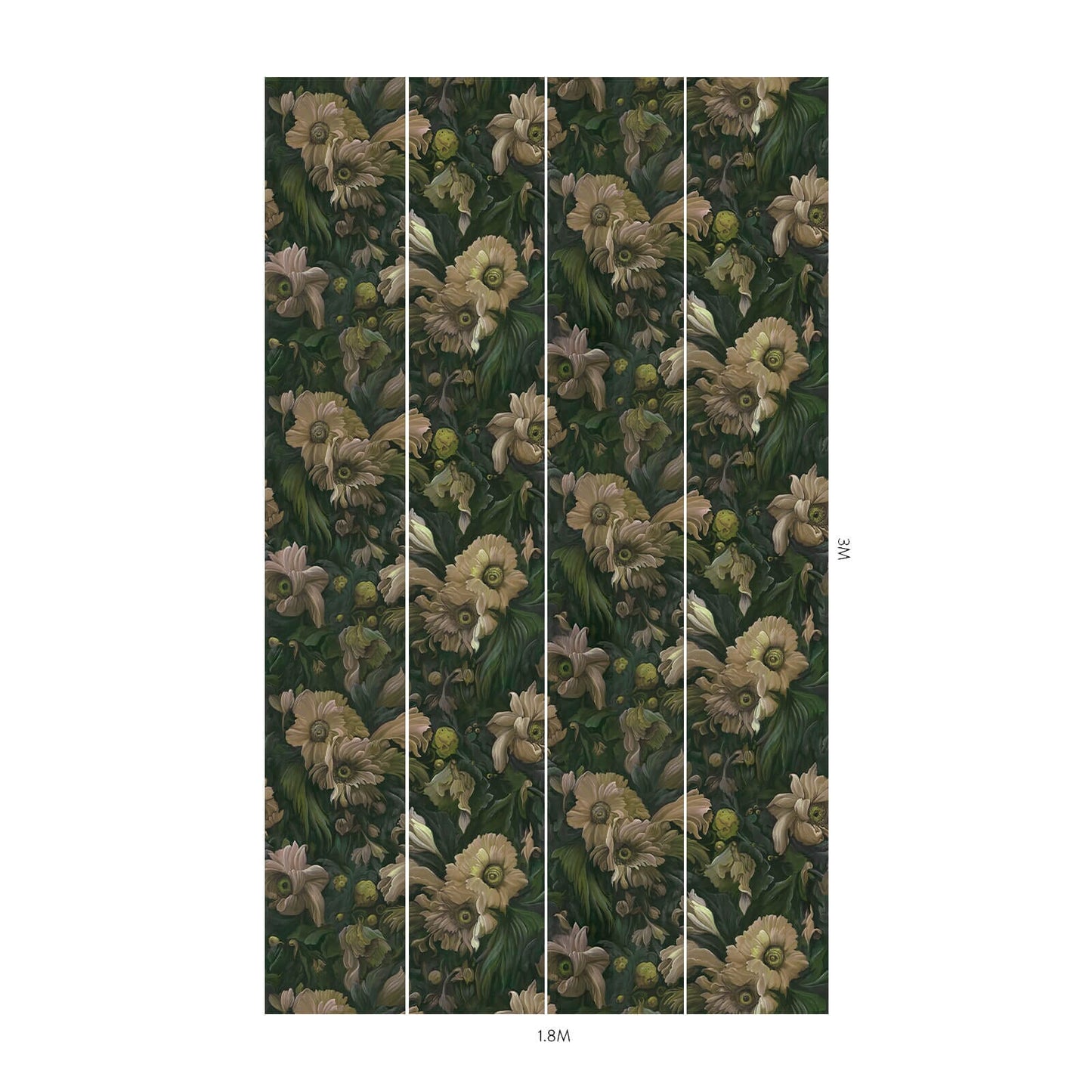 Umbra Wallpaper - Verde - House of Hackney