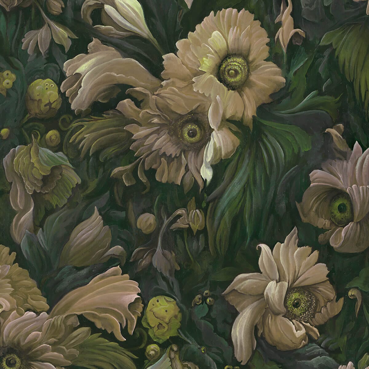 Umbra Wallpaper - Verde - House of Hackney