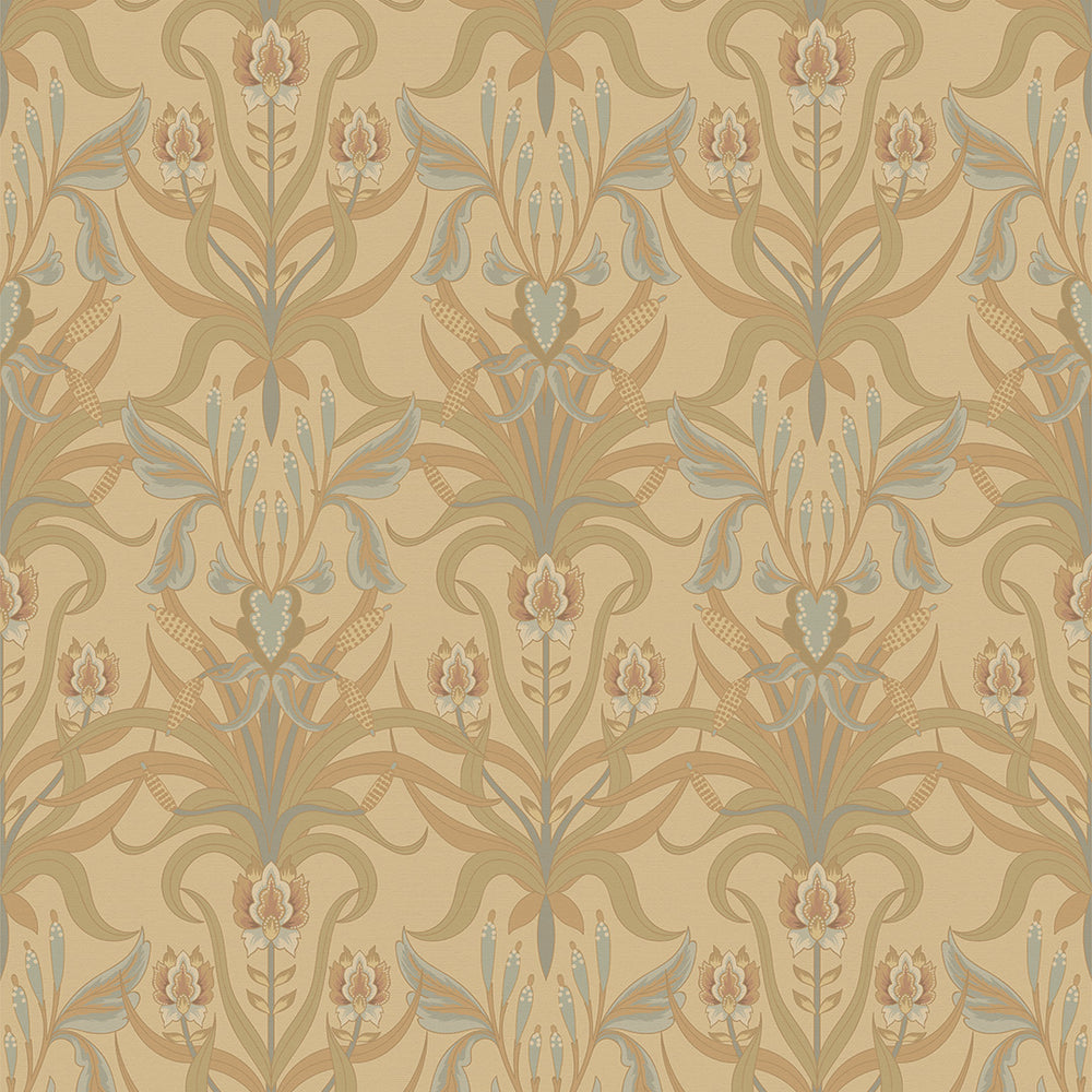 Versailles Wallpaper - Shades of Ochre & Mineral - Lucie Annabel