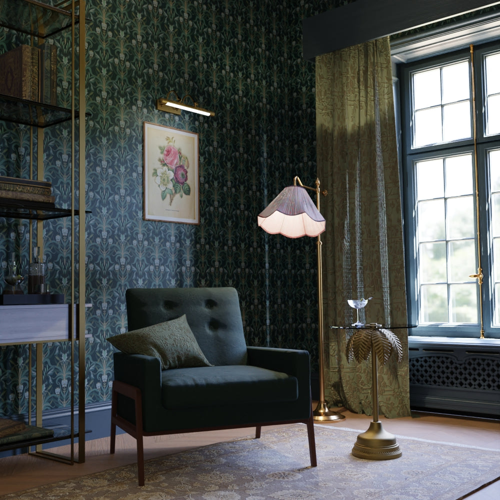 Versailles Wallpaper - Shades of Teal & Mineral - Lucie Annabel