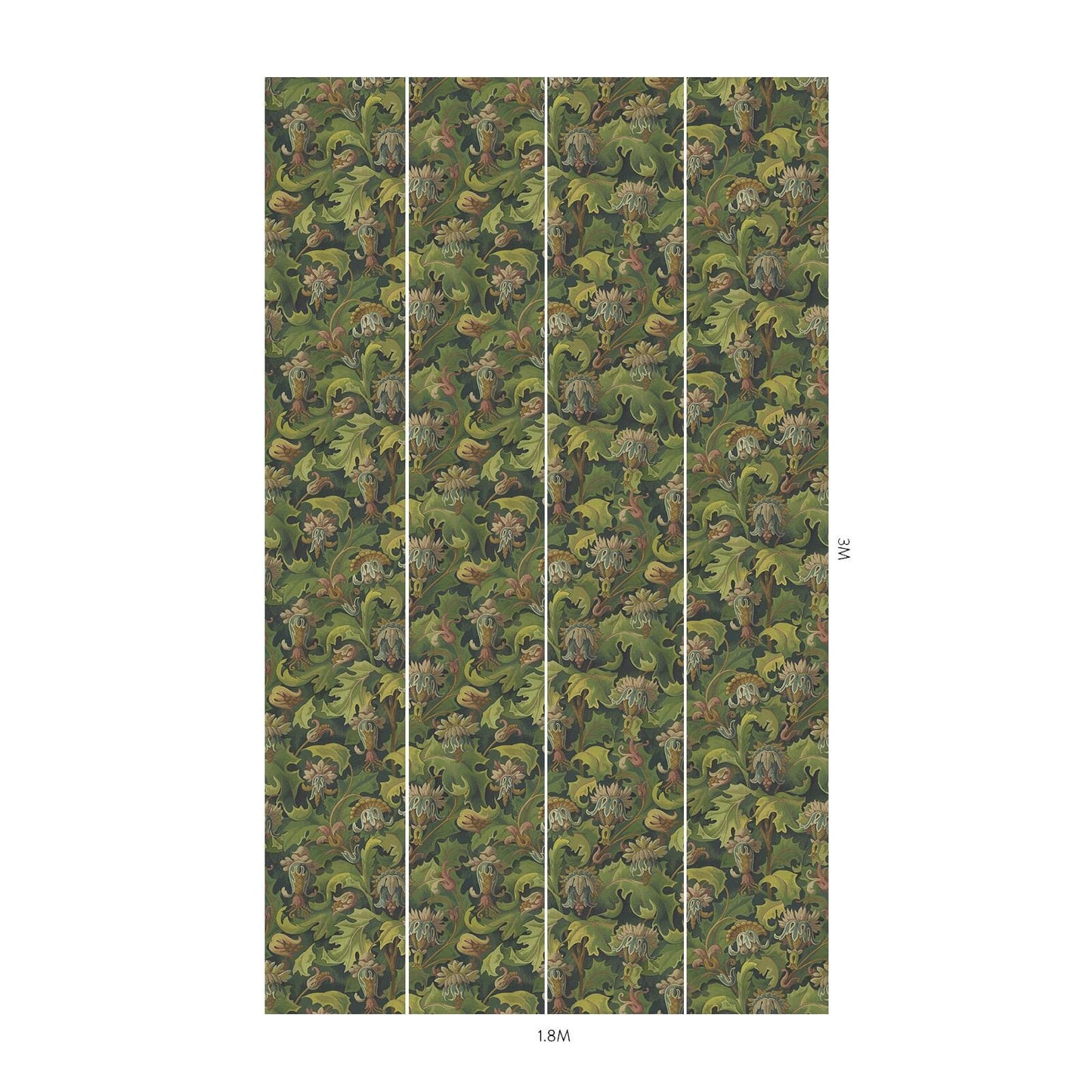 Vespertine Wallpaper - Verde - House of Hackney