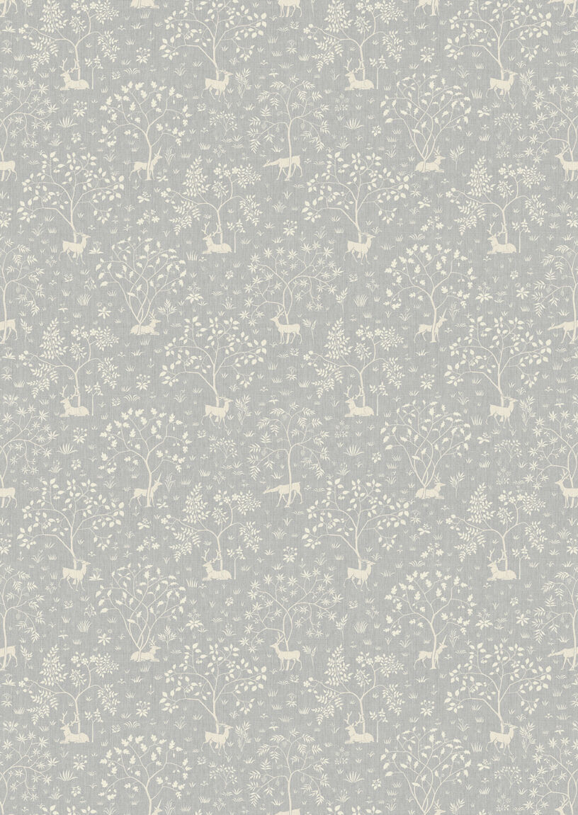 Voysey Park Wallpaper - Blue - Lewis & Wood