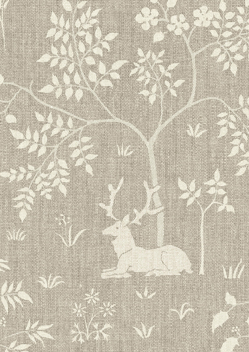 Voysey Park Wallpaper - Cream - Lewis & Wood