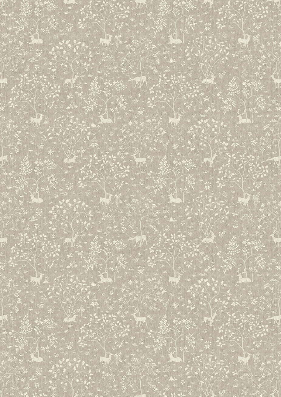 Voysey Park Wallpaper - Cream - Lewis & Wood
