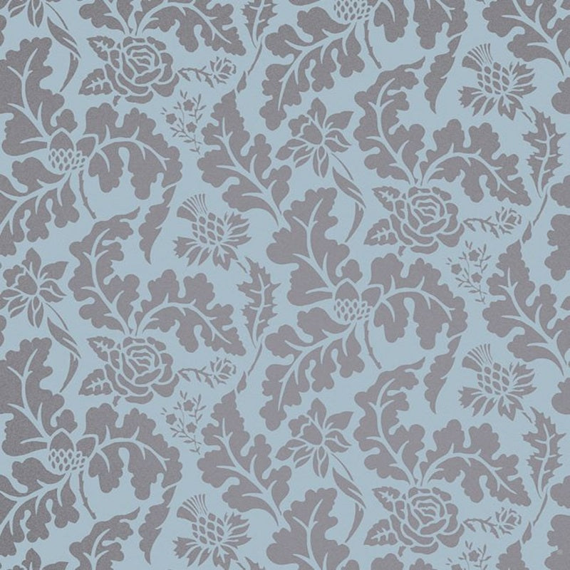 British Isles Damask Wallpaper