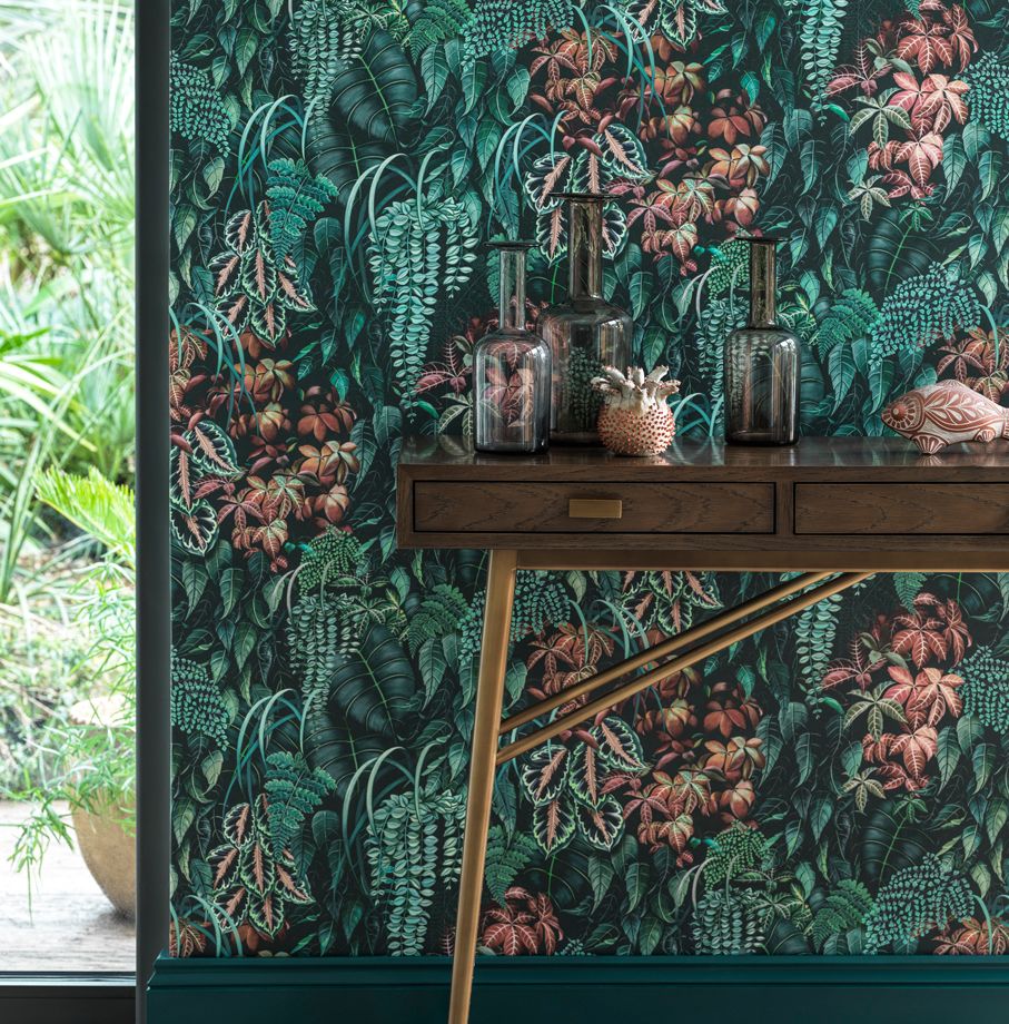 Green Wall Wallpaper