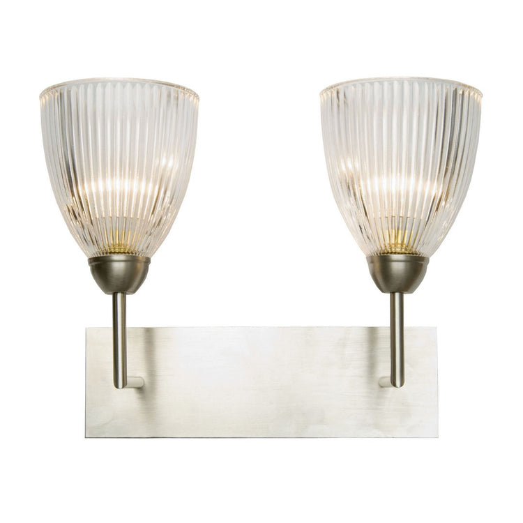 Prismatic Double Elongated Dome Wall Light