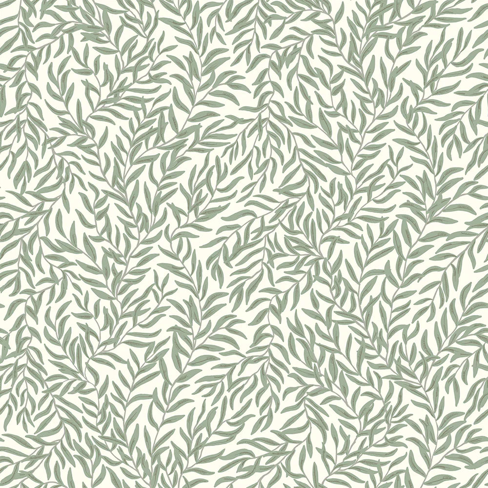 Whimsical Willow Wallpaper - Windsor Cream & Thyme - Lucie Annabel