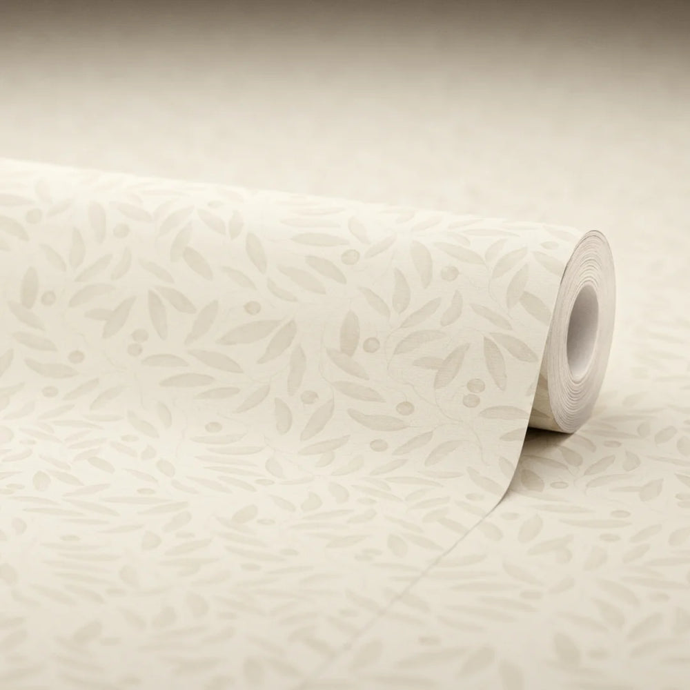 Whispering Leaves Wallpaper - Vintage Cream - Lucie Annabel