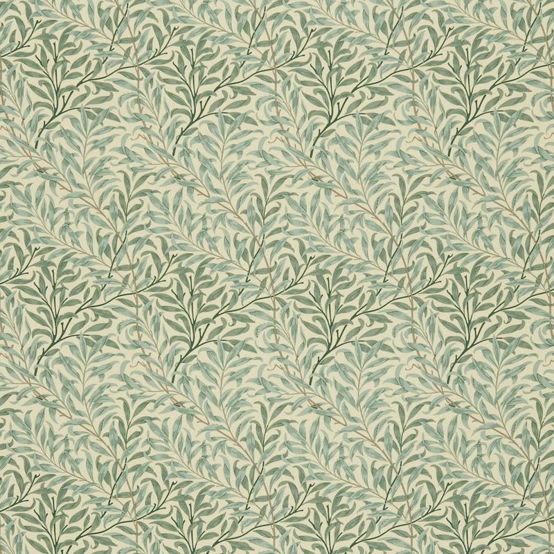 Willow Boughs Fabric - Cream/Pale Green - 226703 - Morris & Co