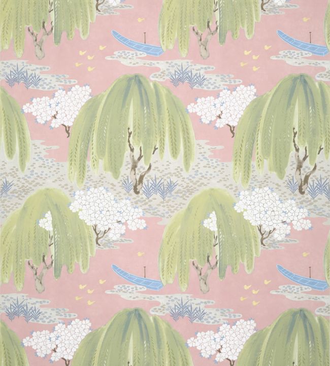 Willow Tree Wallpaper - Blush - AT23111 - Anna French