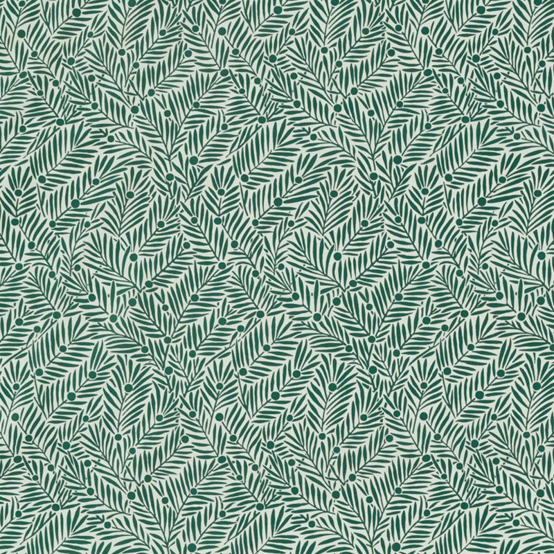 Yew & Aril Fabric - Seagreen - 227257 - Morris & Co