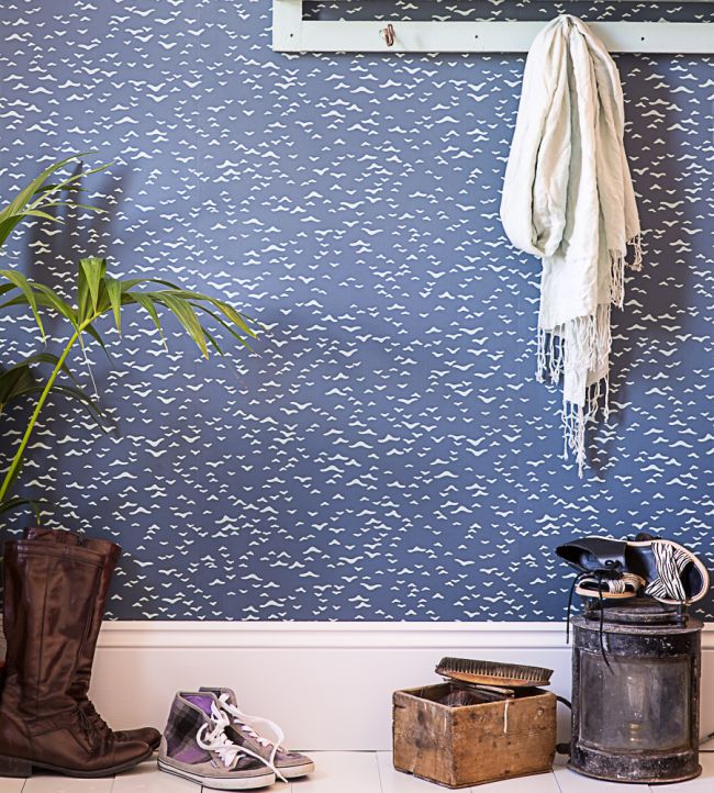 Yukutori Wallpaper - Dix Blue - 4305 - Farrow & Ball