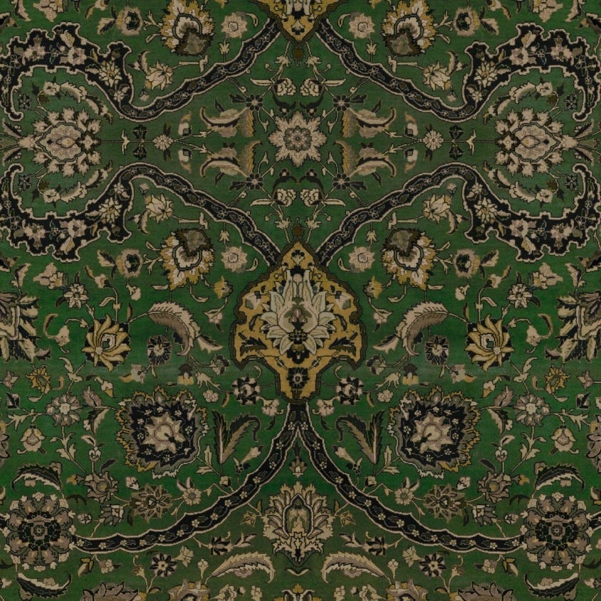 ZANJAN Wallpaper - Juniper-Green - House of Hackney