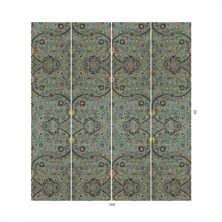 ZANJAN Wallpaper - Sapphire - House of Hackney