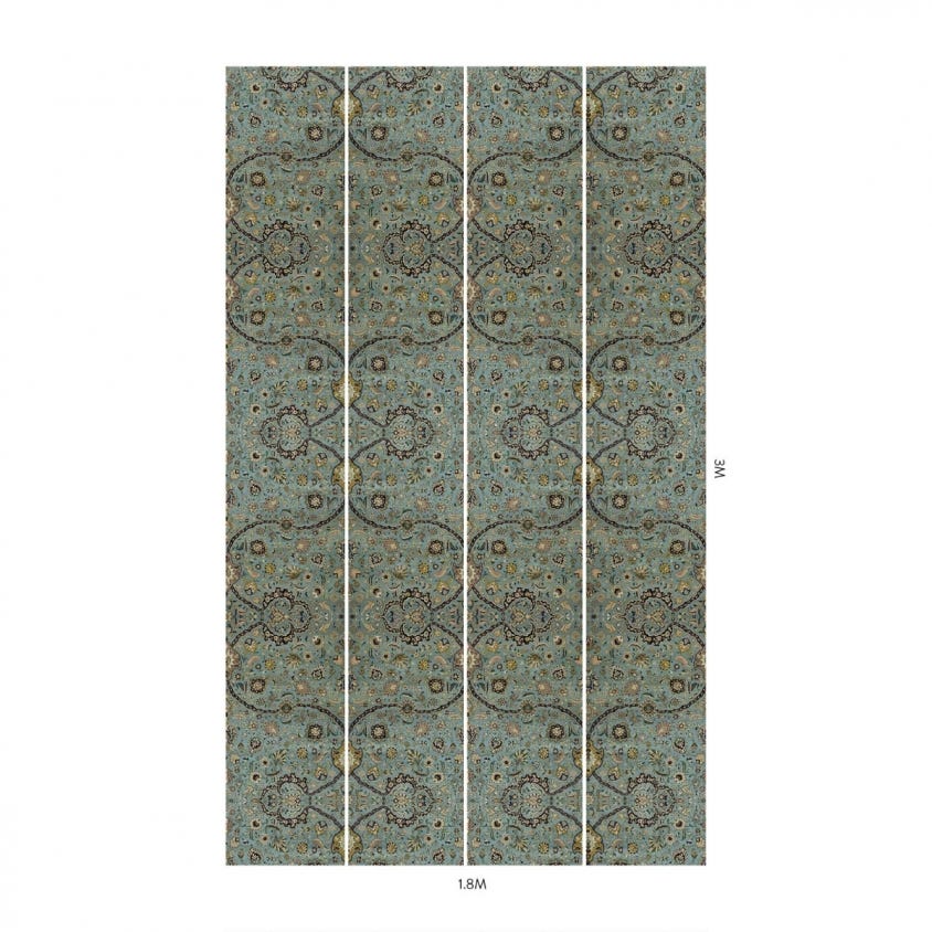 ZANJAN Wallpaper - Sapphire - House of Hackney