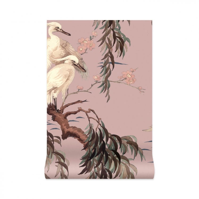 ZEUS Wallpaper - Blush - House of Hackney