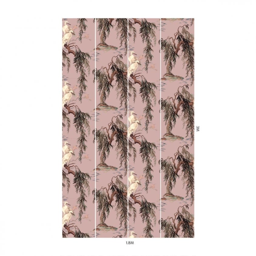 ZEUS Wallpaper - Blush - House of Hackney