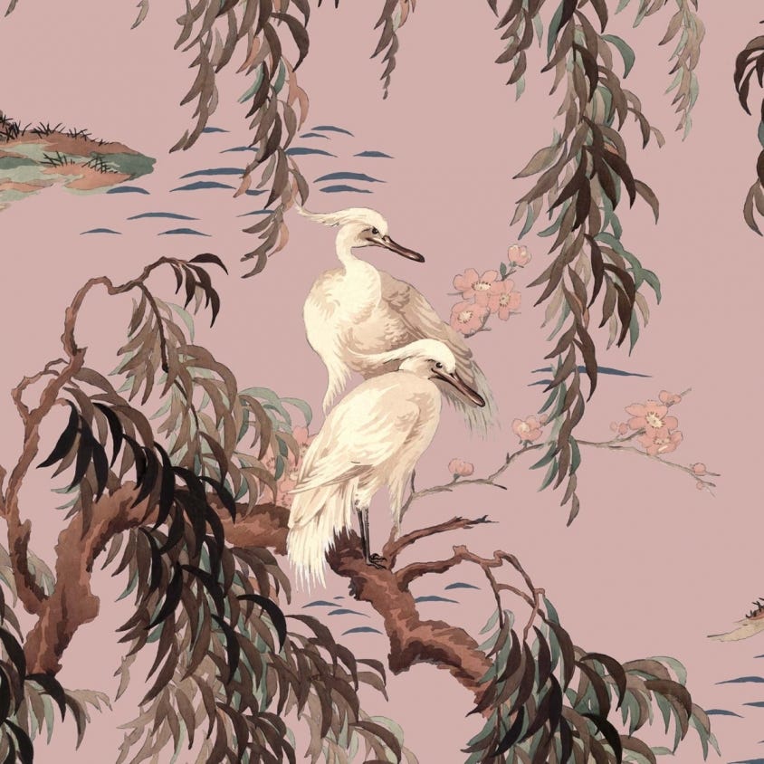 ZEUS Wallpaper - Blush - House of Hackney