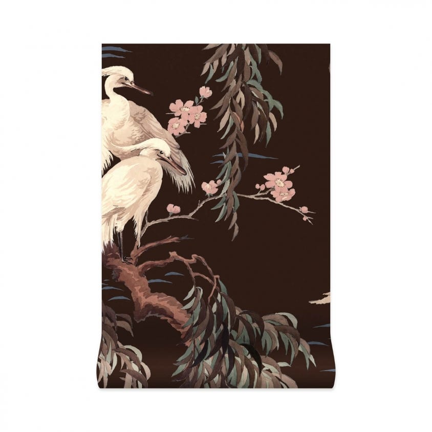 ZEUS Wallpaper - Carob - House of Hackney