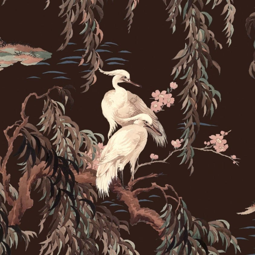 ZEUS Wallpaper - Carob - House of Hackney