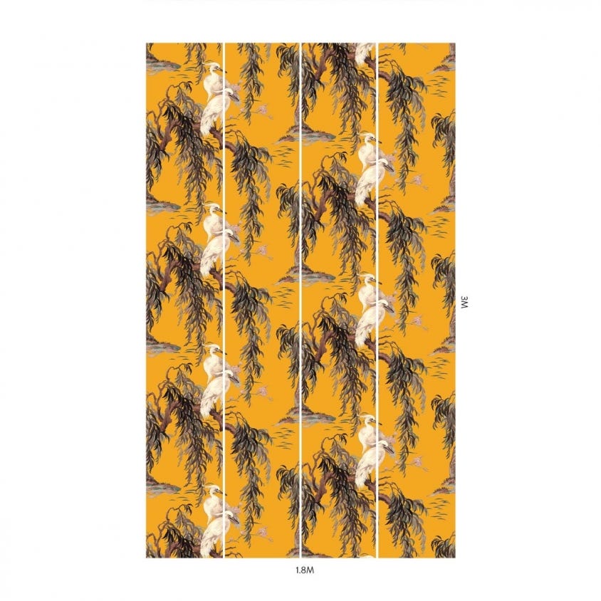 ZEUS Wallpaper - Ochre - House of Hackney