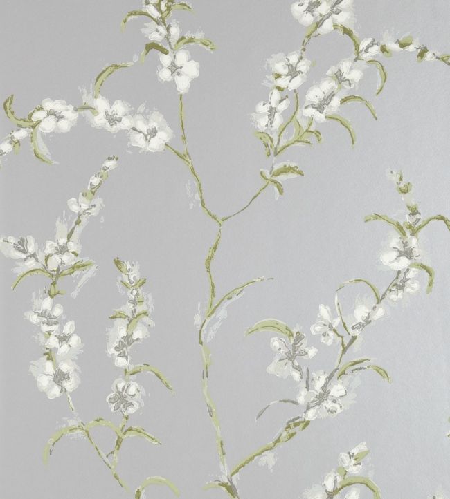 Japonica Wallpaper - Silver
