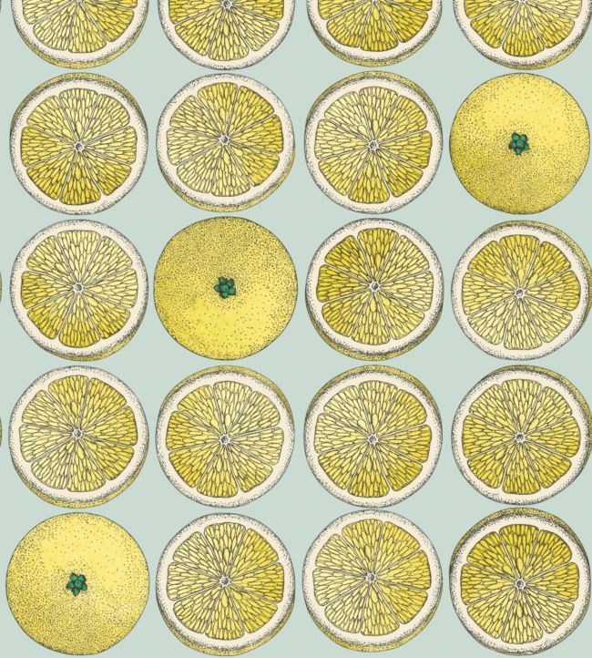 Arance Wallpaper - Lemon & Seafoam - 114/24048 - Cole & Son - Premier Wallcovering