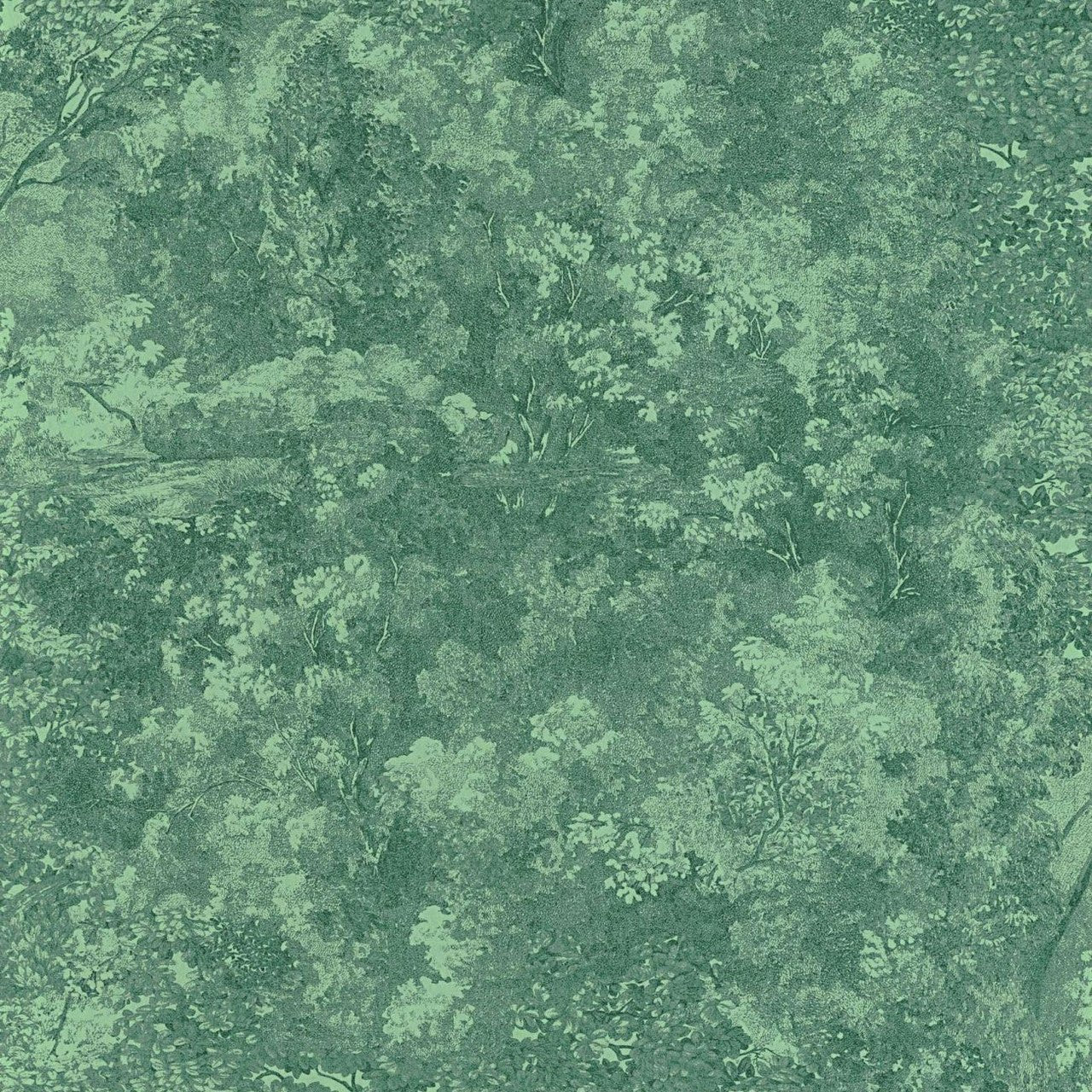 Canopee Voyage Onirique Wallpaper - Vert Foret - Casadeco - 87247855 - Premier Wallcovering