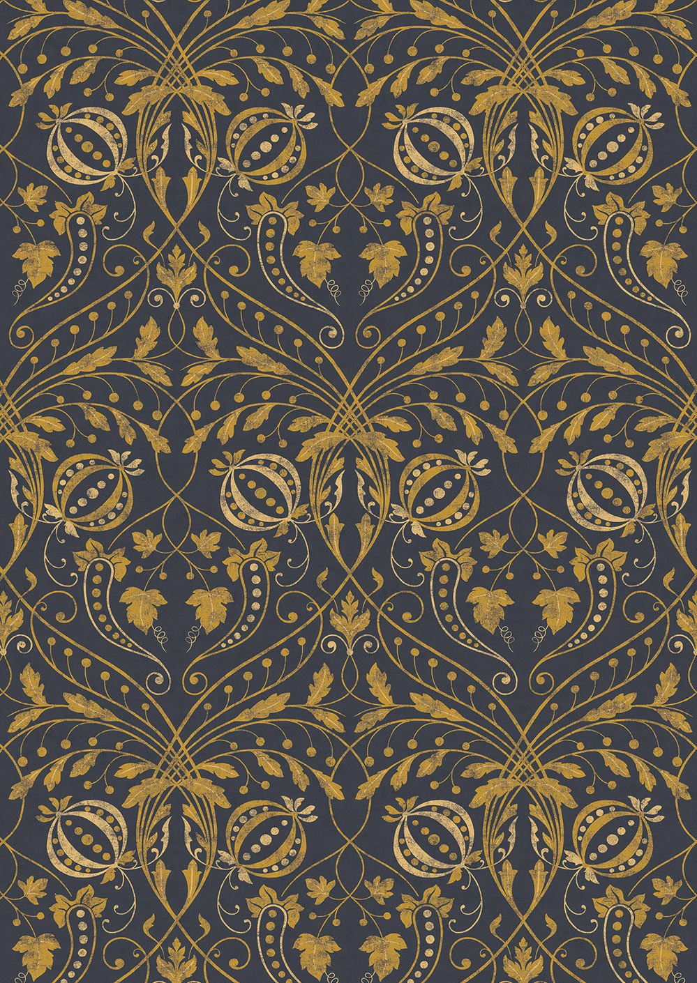Chateau Wallpaper - Tortoiseshell - Lewis & Wood - Premier Wallcovering