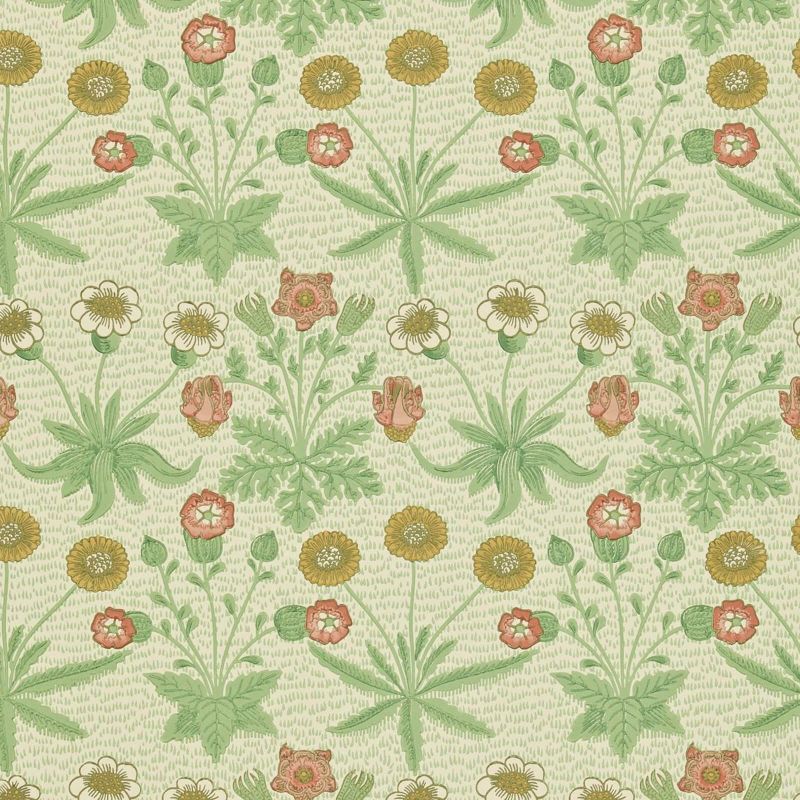 Daisy Wallpaper - Artichoke/Plaster - Morris & Co - 210425