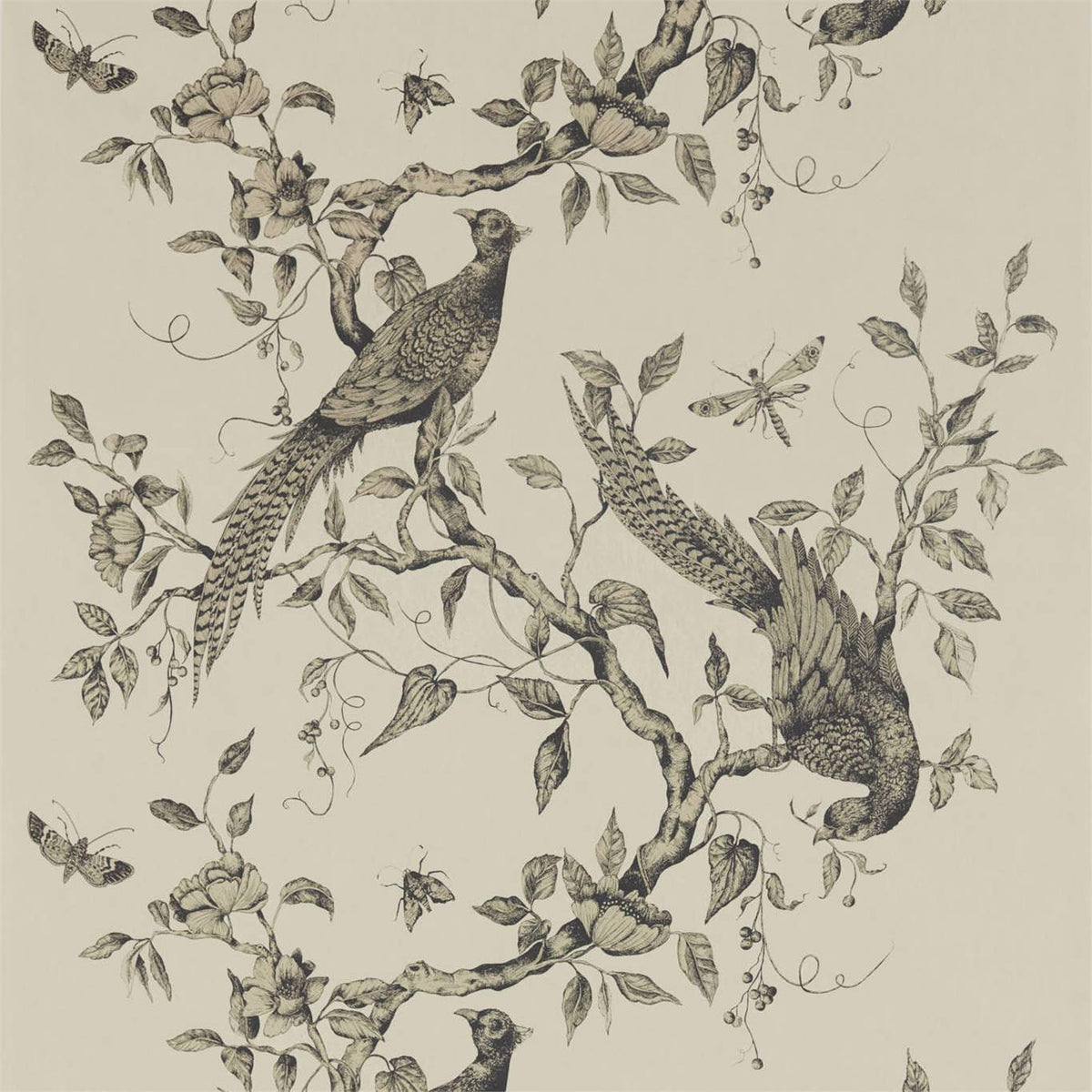 Darnley Wallpaper - Snow - ZDAR312848 - Zoffany