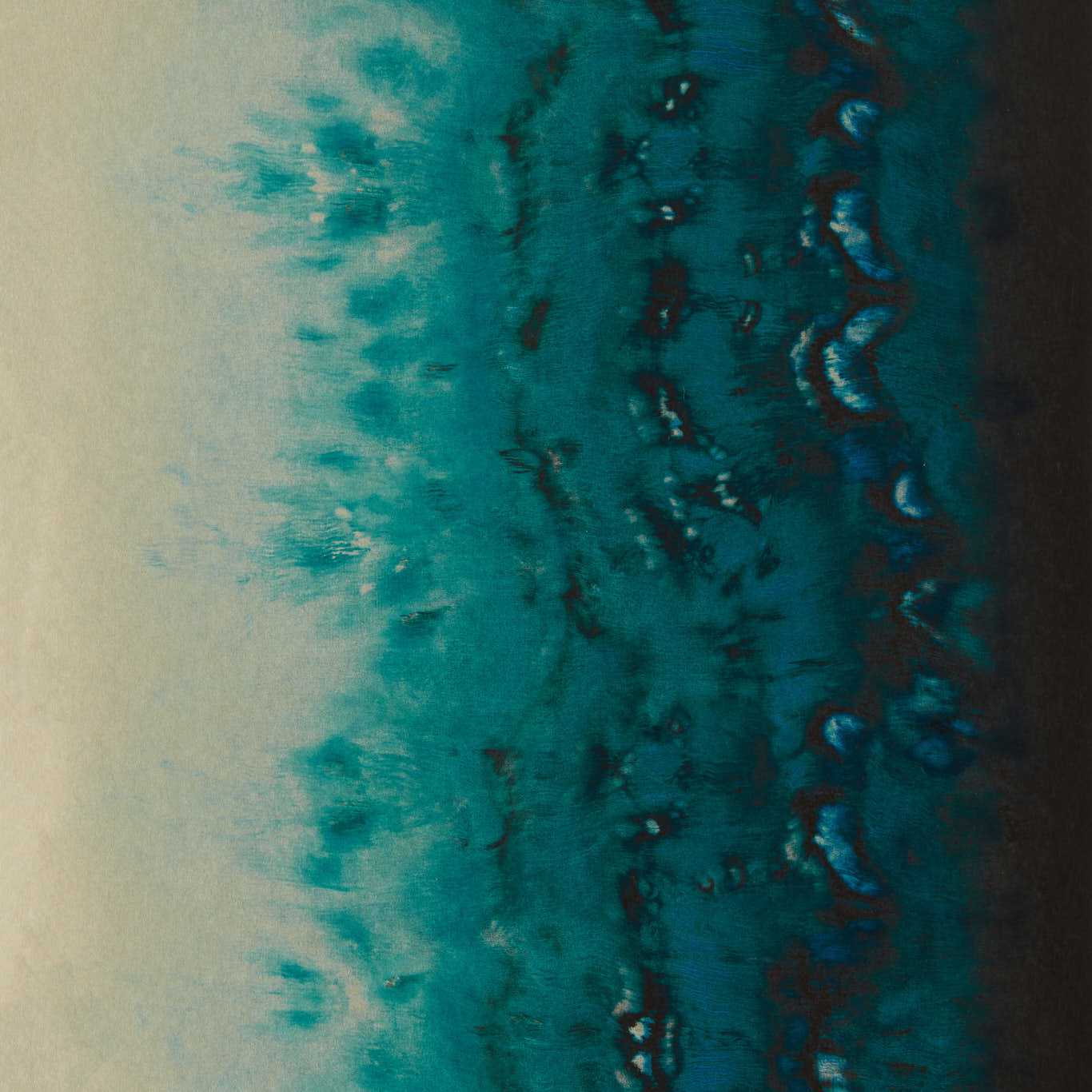 Disperse Wallpaper - Teal - Clarke & Clarke - W0149/04 - Premier Wallcovering