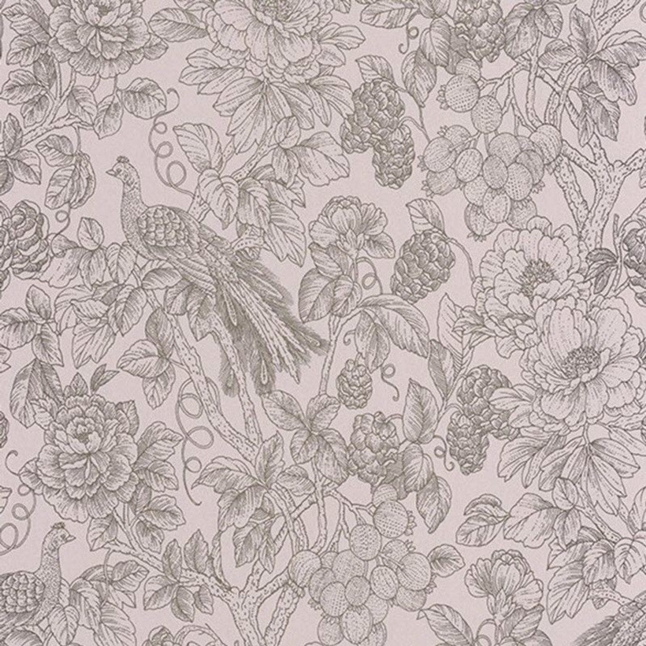 Feather Delicacy Wallpaper - Noir - Casadeco - 85369348 - Premier Wallcovering