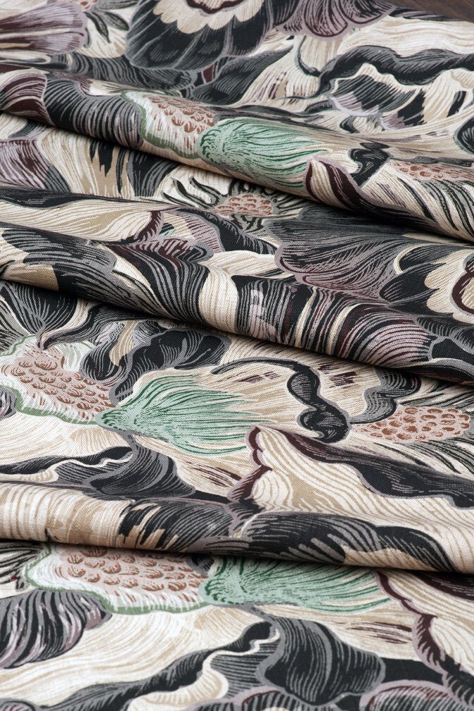 Florama Fabric - Dorian - Timorous Beasties - JNGL/DIGIP/FRMA/1295/02 - Premier Wallcovering