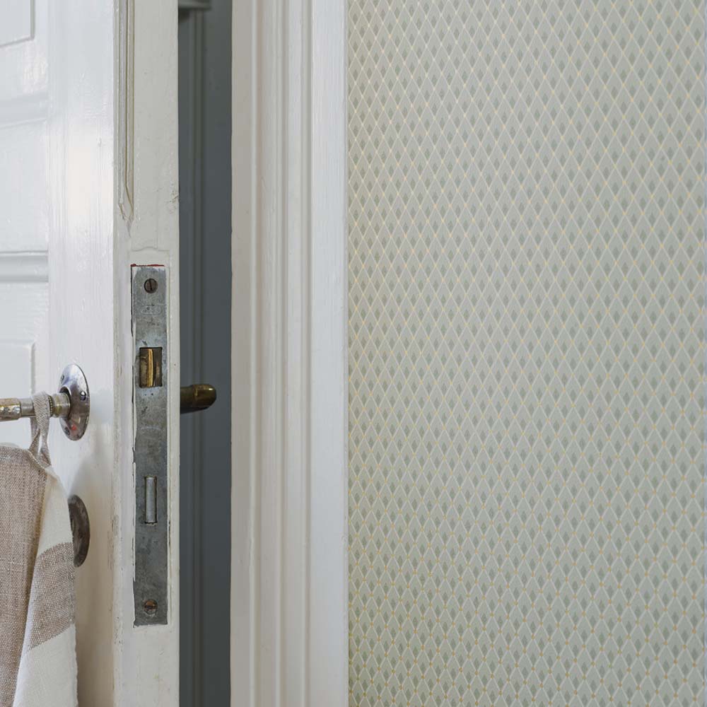 Fredrika Wallpaper - Light Moss/ Gold - Boråstapeter - 3288 - Premier Wallcovering