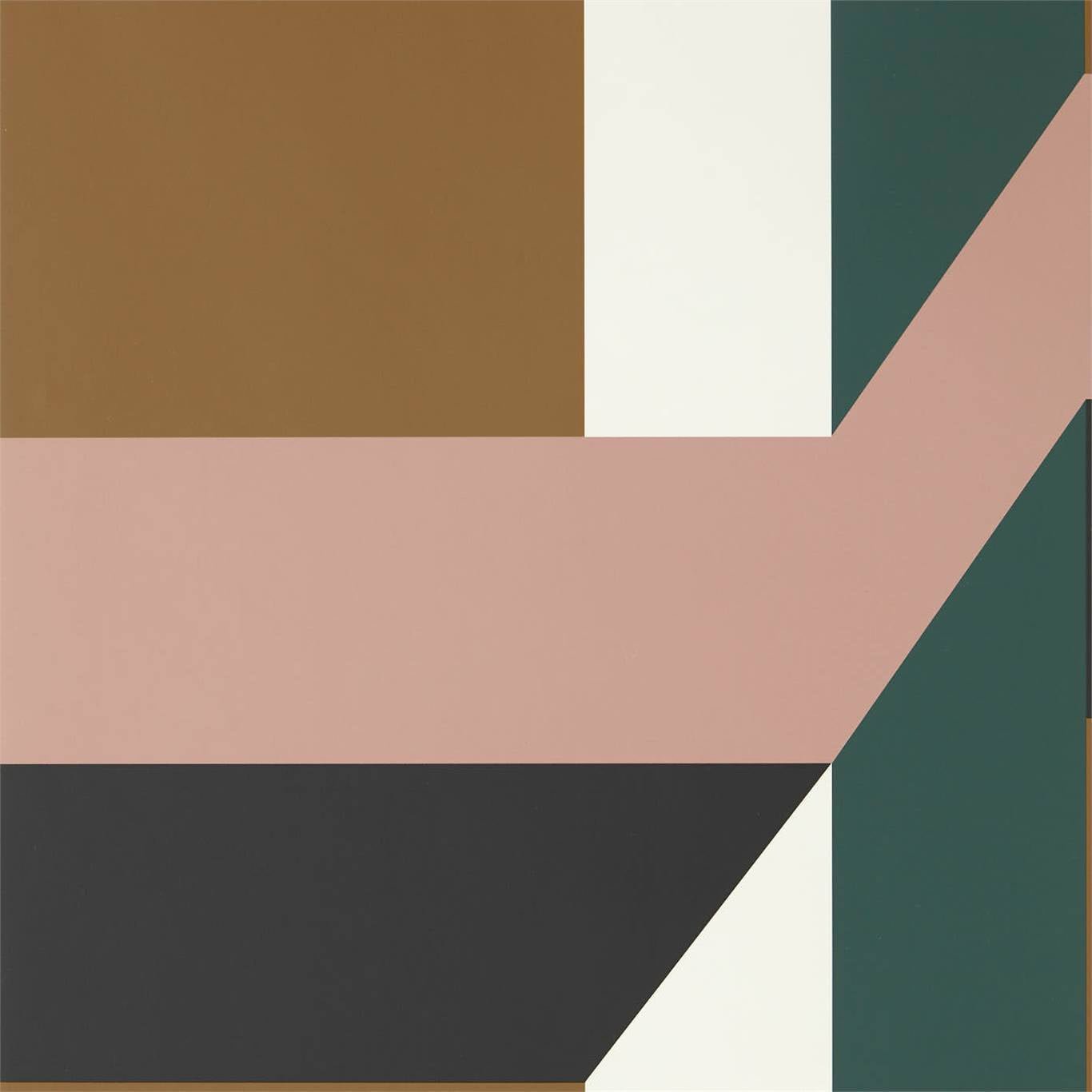 Impact Wallpaper - Muddy Amber/Tuscan Pink/Huntsman Green - ZPLW312980 - Zoffany