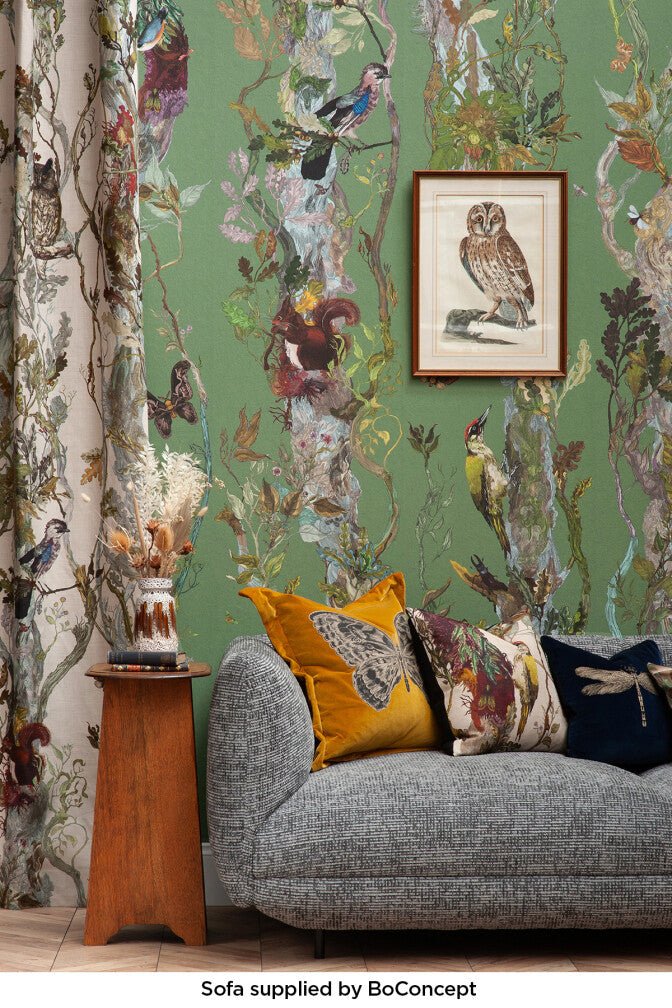 Indie Wood Wallpaper - Tree Frog - Timorous Beasties - BTN/INDIE/TXMT/12 - Premier Wallcovering