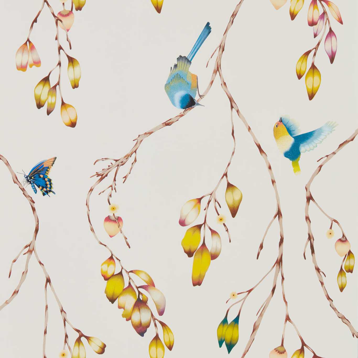 Iyanu Wallpaper - Papaya/Kiwi - HZAP111770 - Harlequin - Premier Wallcovering