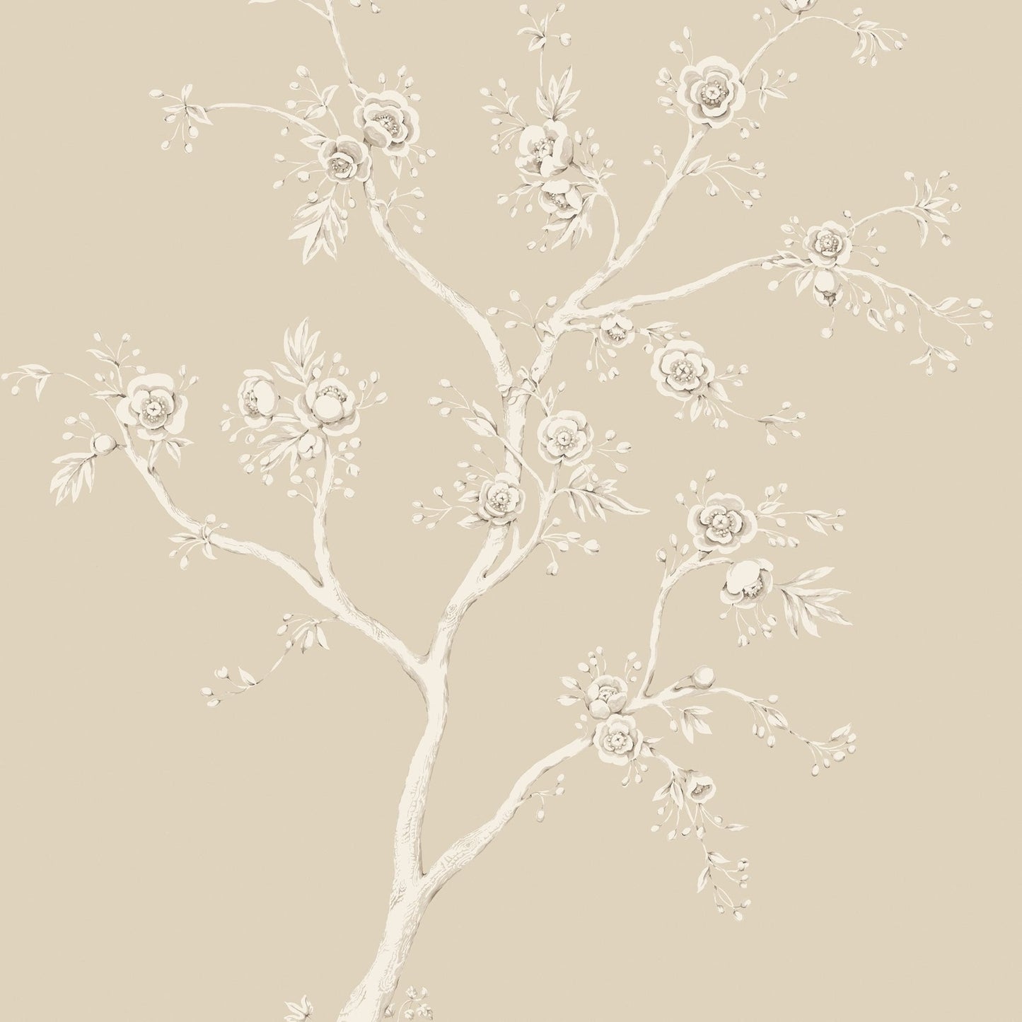 Lambourne Wallcovering Wallpaper - Beige - Colefax & Fowler - W7030-03