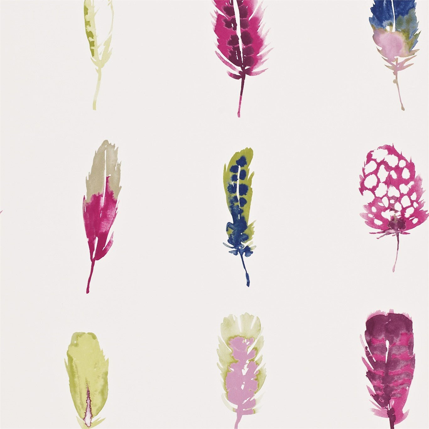 Limosa Wallpaper - Loganberry / Raspberry / Olive - Harlequin - HAMA111076 - Premier Wallcovering