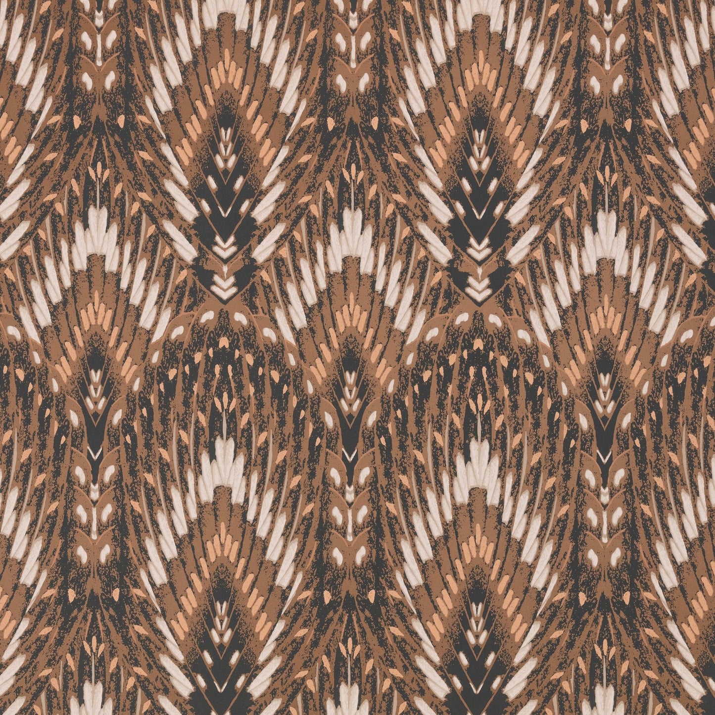 Lolana Wallpaper - Sienna - Romo - Temperley London - W452/06 - Premier Wallcovering