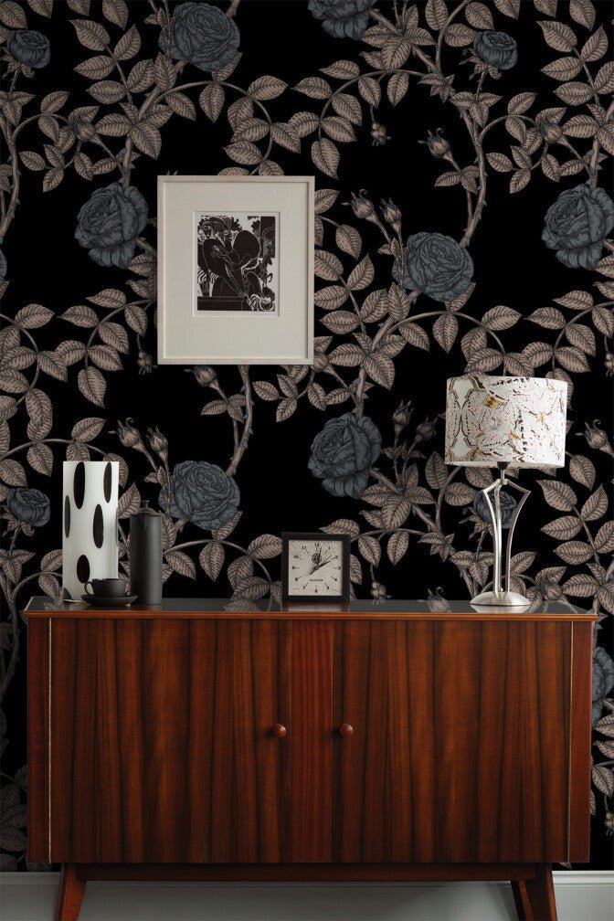 McGegan Rose Wallpaper - Westwood - Timorous Beasties - HS/MCG/SMM/07 - Premier Wallcovering