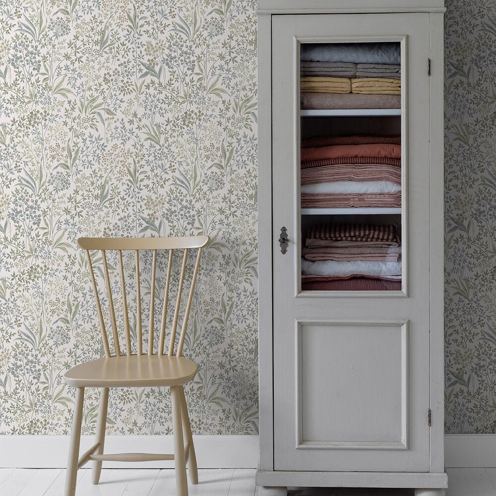 Nocturne Wallpaper - Green/ White - Boråstapeter - 2026 - Premier Wallcovering