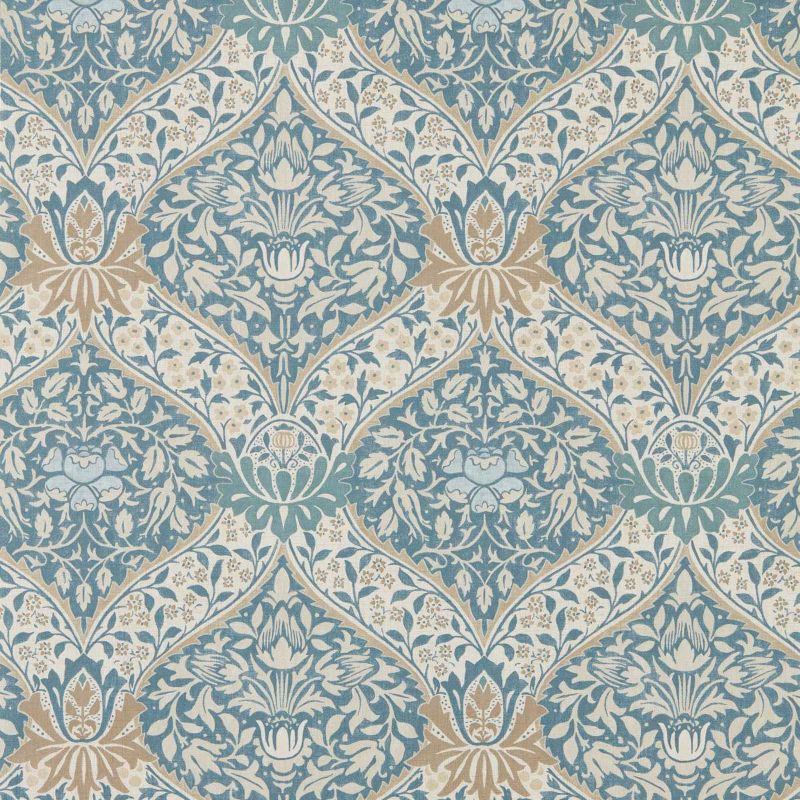 Norbury Wallpaper - Woad/Linen - Morris & Co - 217592