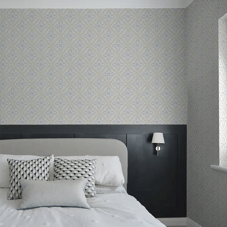 Nyborg Wallpaper - Blue / Green - Boråstapeter - 4516 - Premier Wallcovering